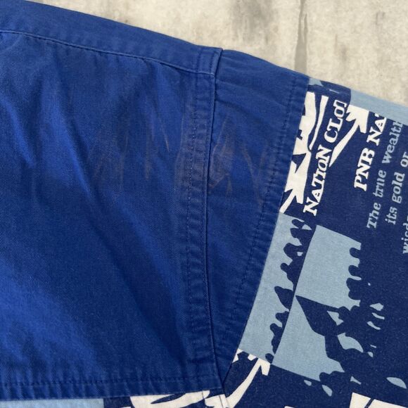 Vintage PNB Nation Shirt MENS X-Large Button Up Short Sleeve 90s Y2k Hip Hop - Picture 5 of 12